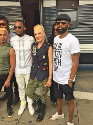 Dbanj, Gwen Stephani and Fally Ipupa