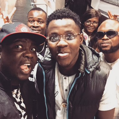 (Seyi Law and Kiss Daniel arrive Dublin. Photo: Instagram)