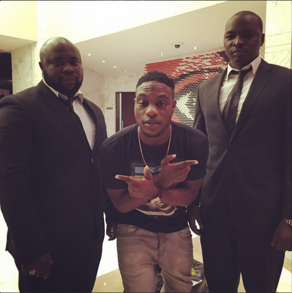 (L.A.X arrives in Kenya. Photo: Instagram)