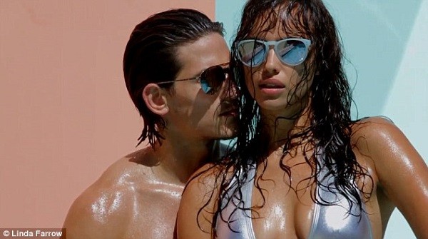 rina and Jarrod are filmed in a cosy embrace on several occasions