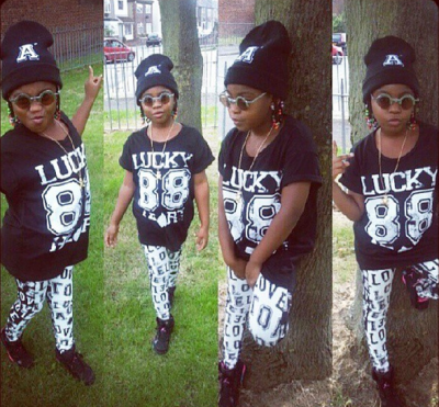 Toyin Lawani's aughter
