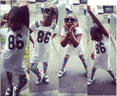 Toyin Lawani's aughter