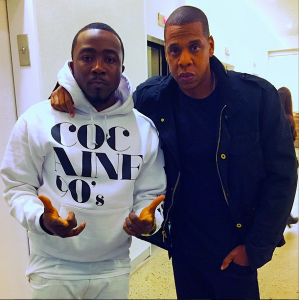 (Ice prince and Jay Z. Photo: Instagram)