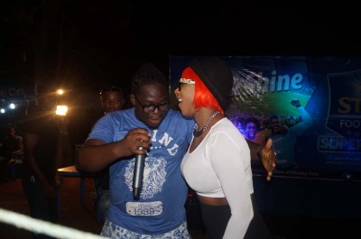 Cynthia Morgan and laf up