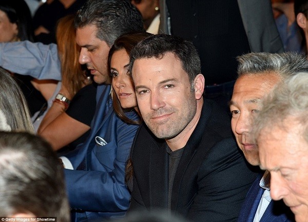 Actor and director Ben Affleck was one of many celebrities in attendance as part of a 16,000-strong crowd in Las Vegas