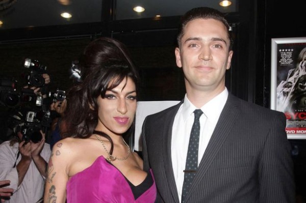 Amy Winehouse and fiance Reg Traviss