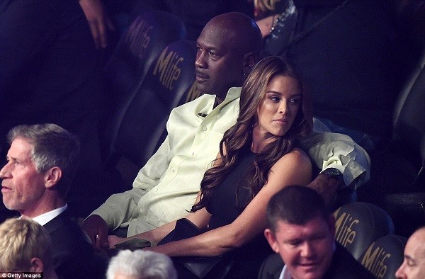 Basketball legend Michael Jordan is joined by wife Yvette Prieto