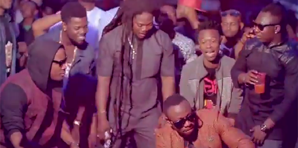 (Daddy Showkey, Chuddy K and YQ in 'Go down'. Photo: Youtube)