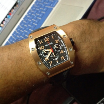 Freeze with a TW Steel watch