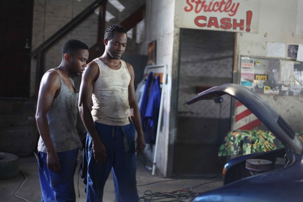 (OC Ukeje on set of Ayanda. Photo: Restless Global)