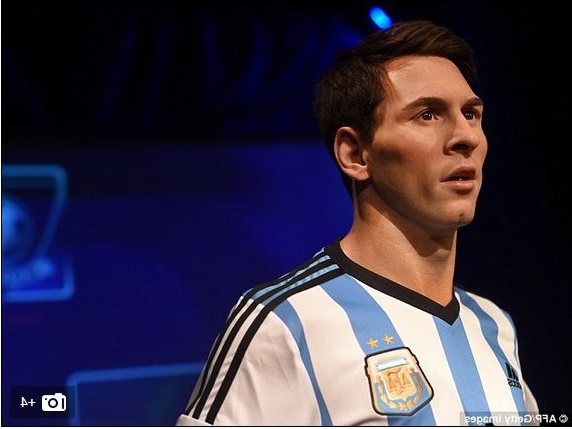 It took four months for the wax version of Messi to be completed before it was ready to be unveiled