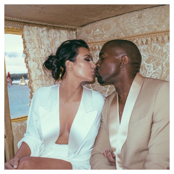 Kim Kardashian and Kanye West mark first WEDDING ANNIVERSARY 01