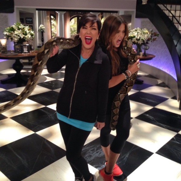 Kris Jenner and Khloe Kardashian