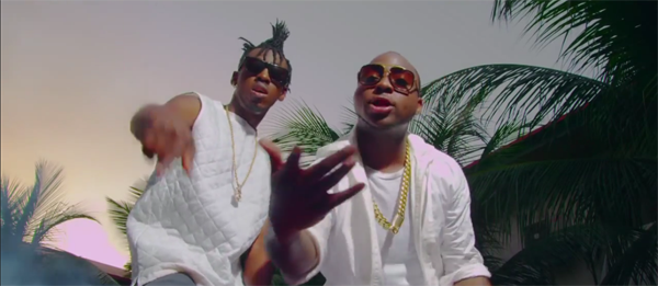 (Orezi and Davido in 'Shuperu remix. Photo: Youtube)