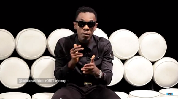 Patoranking was this week’s guest on MTV Base Official Top Ten. Photo: MTV Base