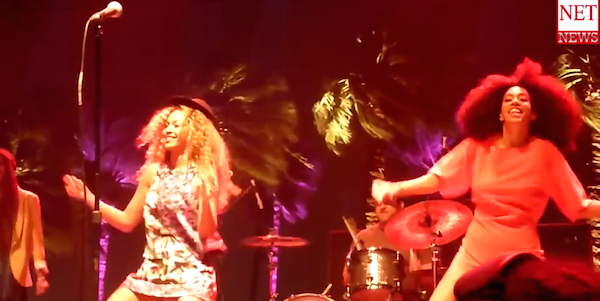 Beyonce and her baby sister Solange Knowles rocked dresses by different Nigerian designers