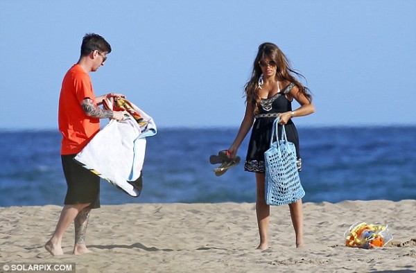 The Barca star and his girlfriend are expecting their second child