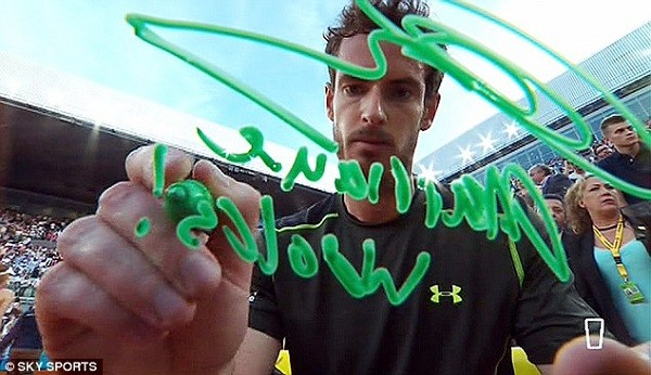 The Scot has been on a nine match winning streak since he married long term partner Kim Sears last month