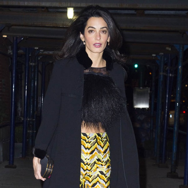 (Amal Clooney wants to appear on the cover of American Vogue. Photo: BangShowbiz)