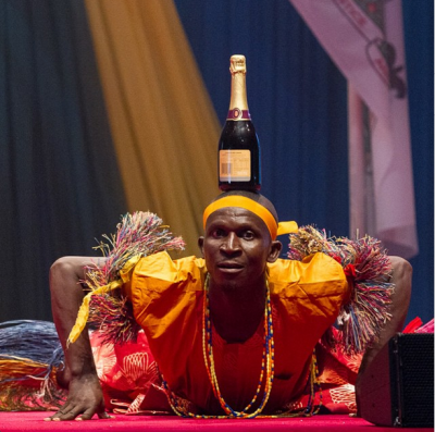 A dancer at the event