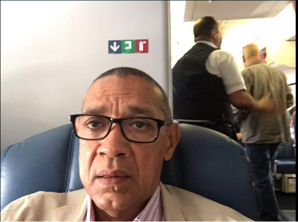 (Ben Bruce confirms he doesn't fly First Class. Photo: Twitter)