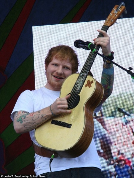 Ed Sheeran is set to have surgery next month after he ruptured his eardrum while on vacation earlier this year. Photo: Filed