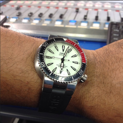 Freeze with an Oris watch