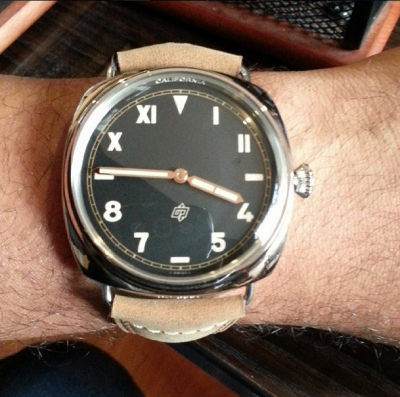 Freeze with a Rado Panerai watch