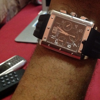 Freeze with a Raymond Weil watch