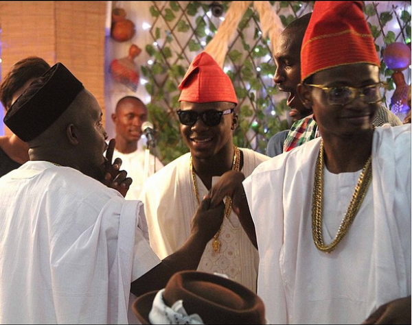 (M.I, Koker, L3 on set of 'Do Something' video shoot. Photo: Choc City)