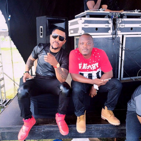 (Oritsefemi and ex-manager, Danku. Photo: Filed)