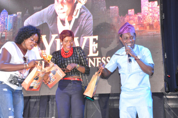 A.Y and winners of the Maltina Iphone 6 giveaway