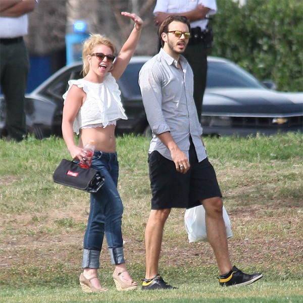 Britney Spears and Charlie Ebersol