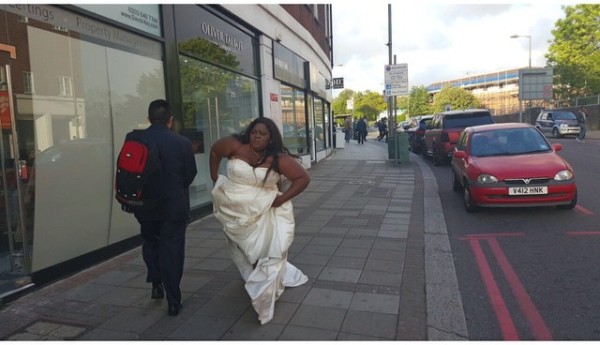 Nigerian Lady Storms London
