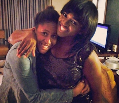 Waje and daughter. Photo: Waje