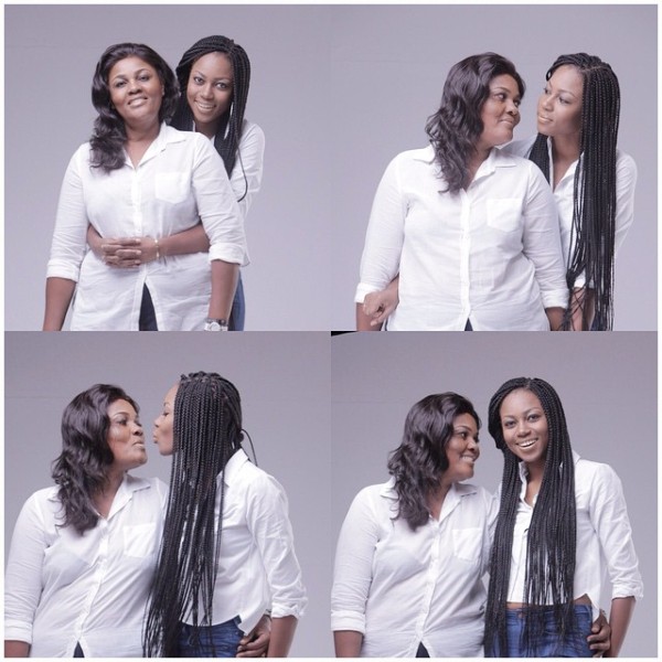 Yvonne Nelson and mother