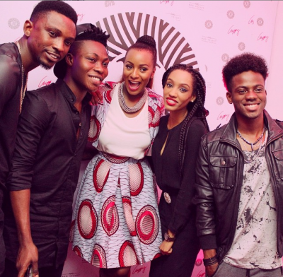 Tolu, Reekado Banks, Dj Cuppy, Dija and Korede Bello