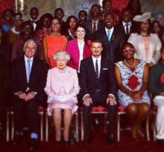 Photos David Beckham attends Queen’s Young Leaders award