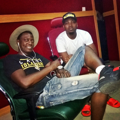 Olamide in the studio with Sound Sultan