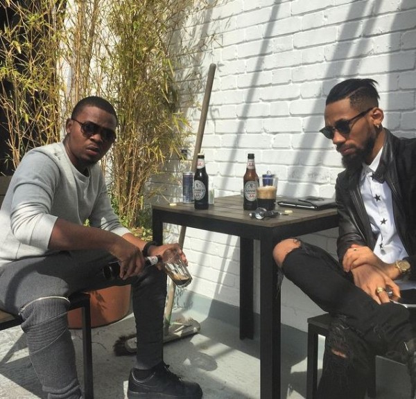 Olamide and Phyno are both on the Guiness Made Of Black Campaign. Photo: Olamide/ Instagram