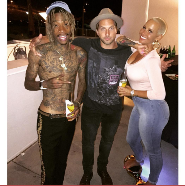 Amber Rose and Wiz Khalifa