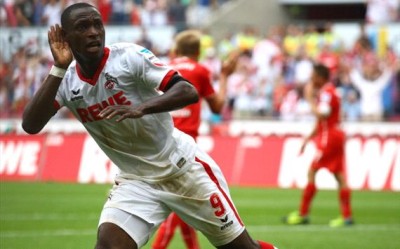 Anthony Ujah's brace gave victory to his German club against Westham. Photo: Goal