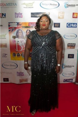 Eniola Badmus steps out for the premiere of her new movie, Basira in London. Photo: Michael Tubes Creations