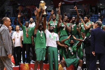 D'Tigers of Nigeria have the 2015 Afrobasket Championship. Photo: FIBA