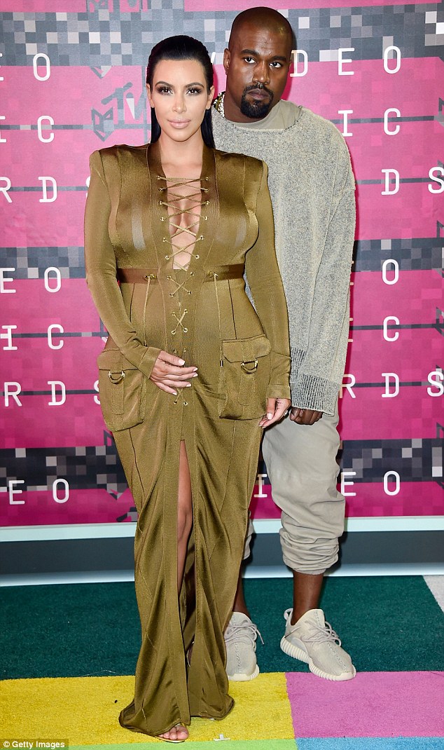 Kanye West and Kim Kardashian