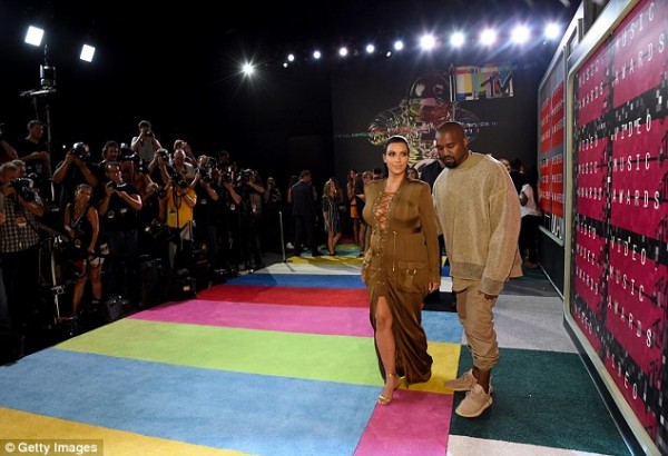 Kanye West and Kim Kardashian