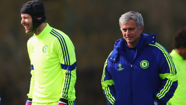 Jose Mourinho and Cech