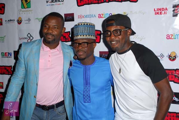 Okey Bakassi, Julius Agwu and AY