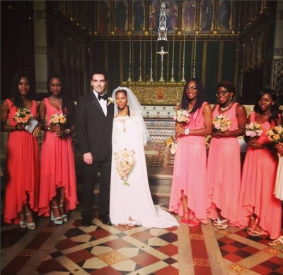 Rolari's white wedding