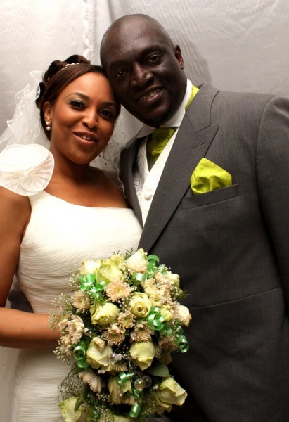 Sammie Okposo and wife, Ozioma.
